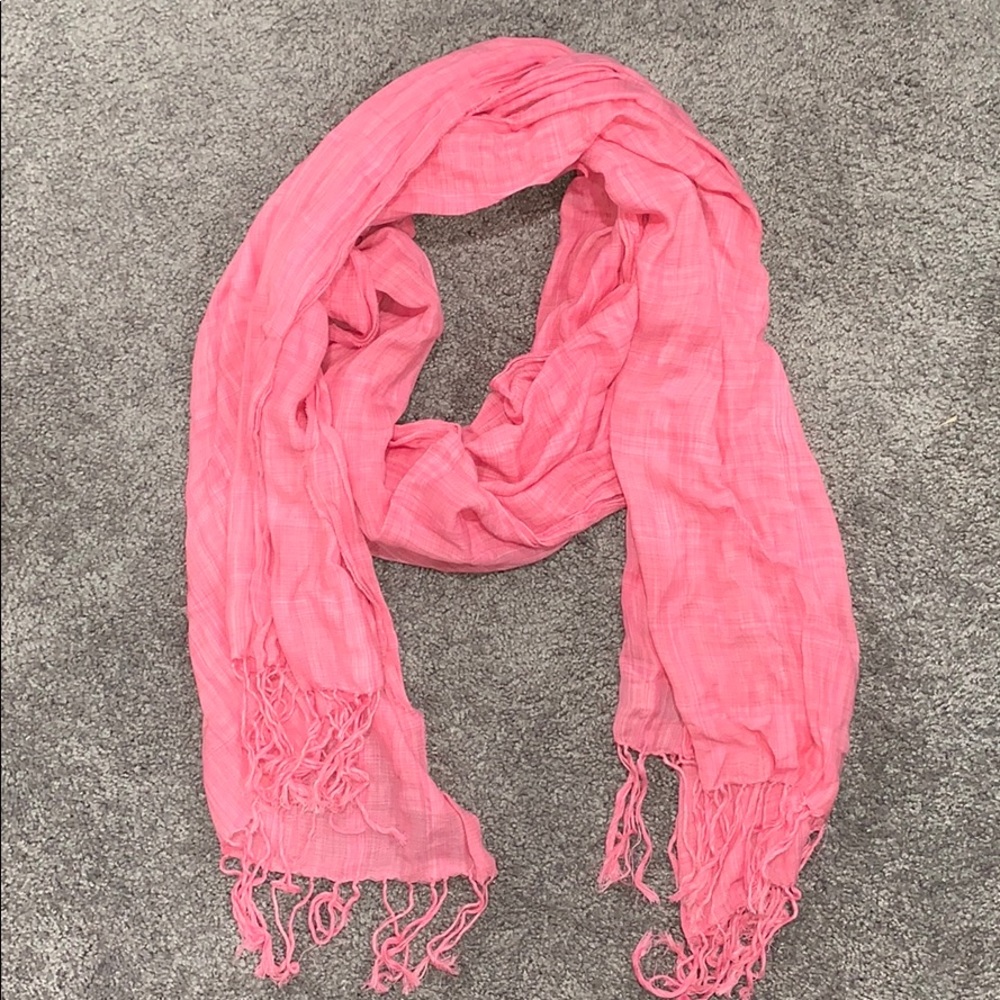 A&F pink scarf